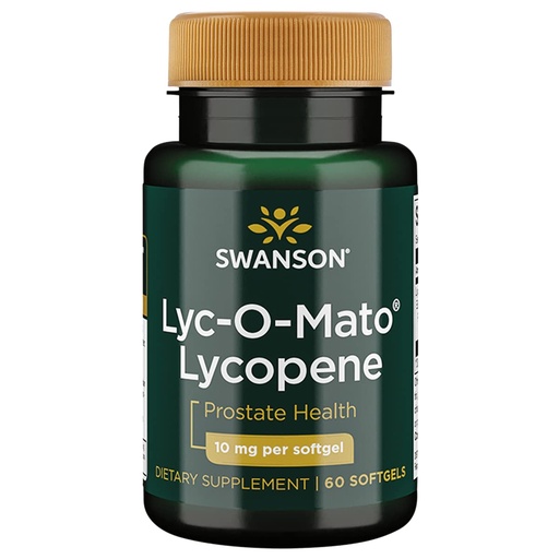 [BRSWIYYZCAMGG2A7] Swanson Lyc-O-Mato Lycopene 10 Milligrams 60 Sgels