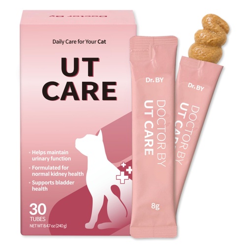[BRSREYYQA4FB6AD4] UT Care Cat UTI Kidney Support Urinary Supplement Cranberry Treatment for Cats Renal Health with Pacran, Quercetin, Taurine lickable Formula Individually Packaged (1 Pack)