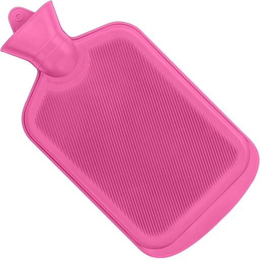 [BRSRABQ5B55AA2Y2] SteadMax 2L Hot Water Bag for Cramps and Sore Muscles, Pink (1 Pack)
