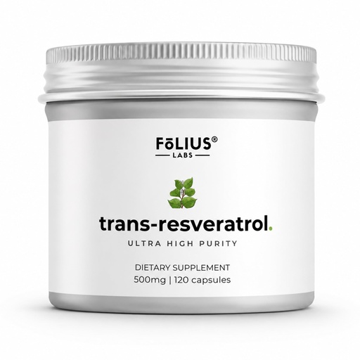 [BRSROBAOCN4GMEIY] FOLIUS LABS Ultra High Purity Resveratrol Capsules - 99% Trans-Resveratrol - Japanese Knotweed Extract - Support Immunity, Support Healthy Aging - 120 Caps Reservatrol Supplement