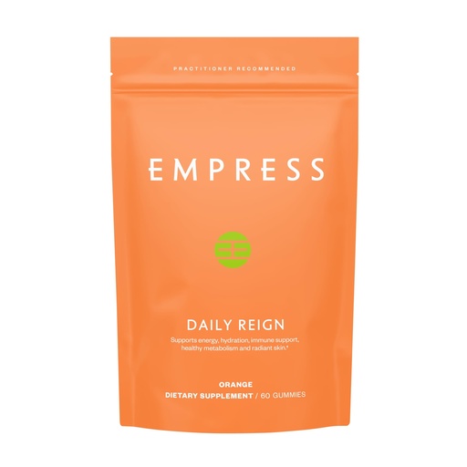 [BRSRGCA2AAHAACDU] Empress Daily Reign Ashwagandha Gummies for Women, Panax Ginseng & Schisandra Adaptogens for Energy, Stress Relief, Immune Support, Hydration & Radiant Skin, TCM + Ayurvedic, 60 Gummies