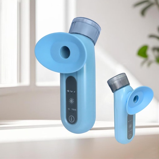 [BRSRE232BMIA4CDJ] Eye Mist Steam Sprayer for Relief Dry Eyes, Eye Treatment, Portable Heated Eye Masks, Mini Eye Moisturizing Cleaning Soothing Steamer, Blue