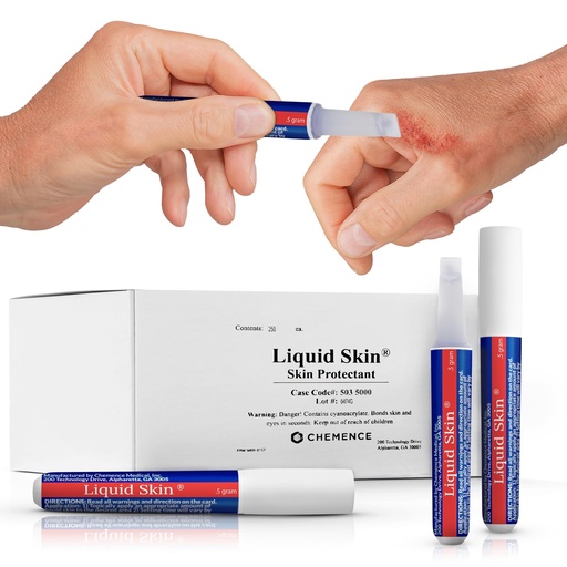 [BRSREZT7O57RSHYZ] Liquid Bandage for Skin – Waterproof Skin Glue for Wound Closure, Flexible Liquid Barrier with Non-Sting Formula – Long-Lasting Liquid Bandage - 250 Count