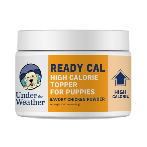 [BRSRY2YQOANWOFLD] Under The Weather Ready Cal High Calorie Powder for Puppies | Puppy Supplement & Weight Gainer | Appetite Support with Vitamins & Minerals | Veterinarian Formulated | Chicken Flavor
