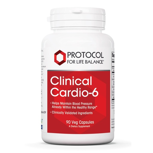 [BRSW2EAPDFYBUGQZ] PROTOCOL FOR LIFE BALANCE Clinical Cardio-6, Heart Health*, 90 Veg Caps | Heart Health Formula that Supports Blood Pressure Already Within a Normal Range* with L-Carnitine and Hawthorn