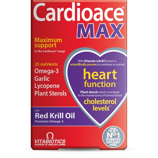 [BRSWIBA5AJYBADTK] Vitabiotics Cardioace Max. 84 Capsules.