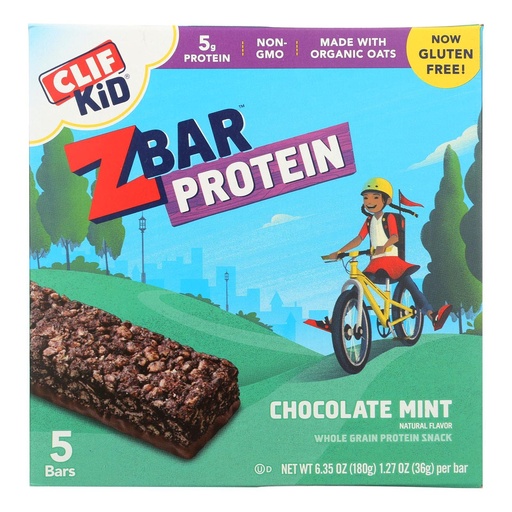 [BRSWGFQFBBYGYAI2] Clif Kid Zbar 5ct Prtn Choc Mint