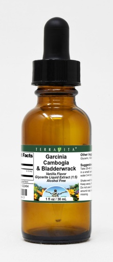 [BRSWG232DJYQ4HI3] Garcinia Cambogia & Bladderwrack Glycerite Liquid Extract (1:5) - Vanilla Flavored (1 oz, ZIN: 522494)