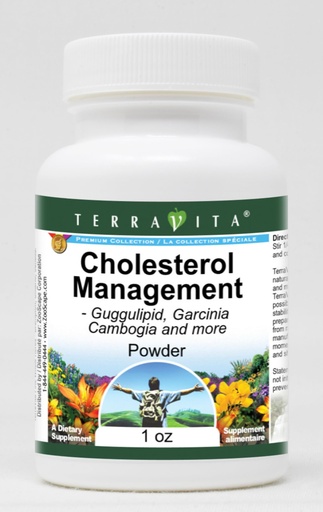 [BRSWGZADCAHB6GY6] Cholesterol Management Powder - Guggulipid, Garcinia Cambogia and More (1 oz, ZIN: 515909) - 3 Pack