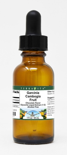 [BRSWG235OYPA4A36] Garcinia Cambogia Fruit Glycerite Liquid Extract (1:5) - Chocolate Flavored (1 oz, ZIN: 522510)