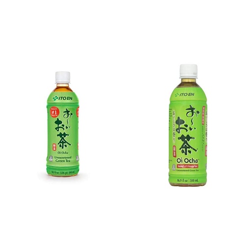 [BRSWYFA3BYGQ43AV] Ito En Tea Oi Ocha Green Tea (Pack of 12) and Tea's Tea Ocha Green Tea, 16.9 oz Bundle