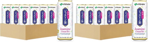 [BRSRGGQNDN6GOHT3] Ito En Jasmine Green Tea, Unsweetened, 10.6 Ounce (Pack of 24)