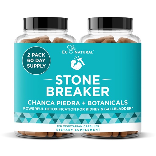 [BRSRMGI2OUHAOETP] Chanca Piedra Stone Breaker - The Original Stone Breaking Formula with Celery Seed & Parsley - Supports Kidney, Gallbladder & Urinary Tract Cleansing to Help Flush Impurities - 120 Vegetarian Capsules