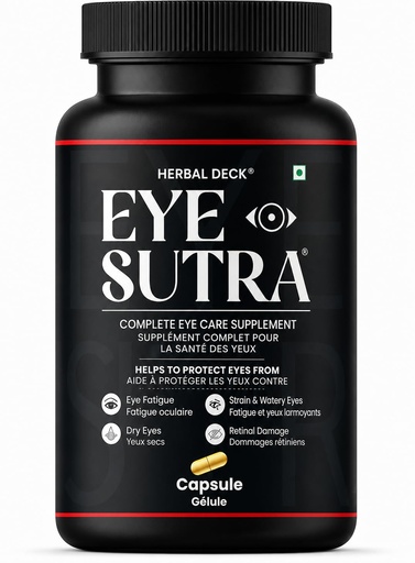[BRSRYYADA5YGKD34] Eye Sutra Herbal Eye Health Supplement for Adults | Supports Daily Vision Wellness, Eye Comfort & Healthy Visual Function, Antioxidant Botanical Formula, 60 Capsules