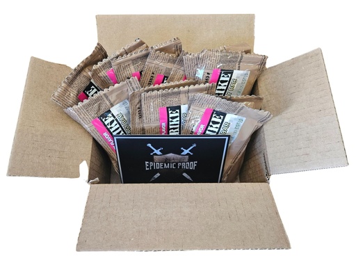 [BRSRAC33C4FAKETX] First Strike Energy Bar, Full Size [2.3oz] - Authentic Long-Life USGI MRE Ration Nutrition Bars. Many Flavors and Packs to choose from, Recent Production dates (6, CranRaspberry)