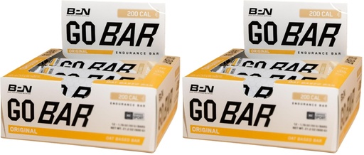 [BRSRGGQZBMPQAEL2] BARE PERFORMANCE NUTRITION Go Bar, Oat Based Endurance Training Snack 36g of Carbohydrates and 200 Calories Per Serving, 12 Bars Per Box, Original Oat (Pack of 2)