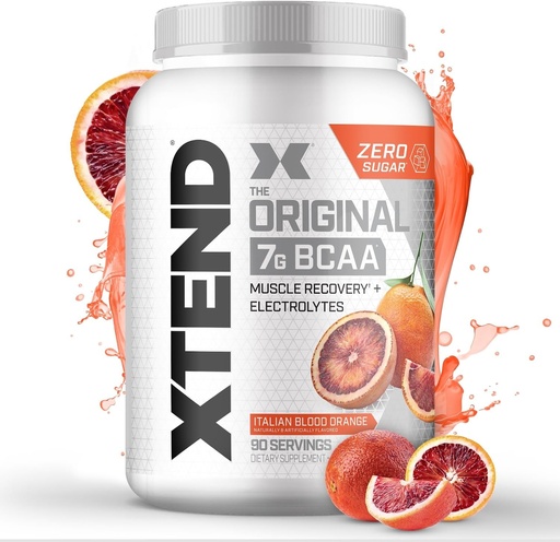 [BRSWKH35BUARAFTX] Xtend Original BCAA Powder 7g BCAA and 2.5g L-Glutamine, Sugar Free Post Workout Muscle Recovery Drink with Amino Acids for Men & Women, 90 Servings