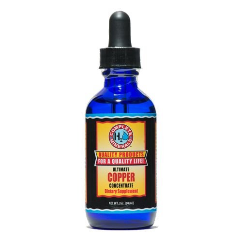 [BRSWKGYTOIORW2Y5] Copper Ionic Mineral Water Ultimate Concentrate 1,500 ppm 2 fl. oz.