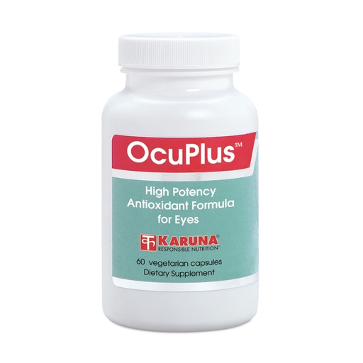 [BRSWIZQBDEGGE3T2] OcuPlus 60 Vegetarian Capsules | High Potency antioxidant Formula for Healthy Eyes with Bilberry 180mg and Lutein 10mg