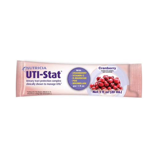 [BRSWGCQQA57RO3D6] UTI-Stat Cranberry Flavor 1 oz. Individual Packet Ready to Use, 60001-U - Case of 96