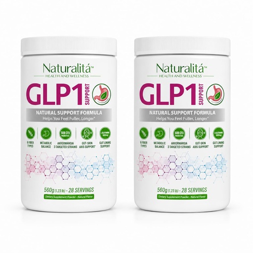 [BRSRYZQ6B4FGCCI2] Naturalitá Craving Support Fiber with Psyllium - 28 Servings | 50B CFU, Akkermansia, L-Glutamine, Prebiotics & Botanicals for Digestive Balance