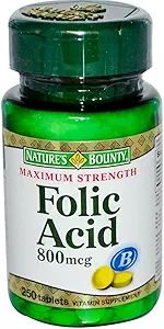 [BRSWKFYOPIDQEDTC] Nb Folic Acid 800mg Size 250ct
