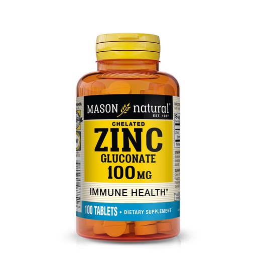 [BRSWIFYLAQNB6CTE] MASON NATURAL Zinc 100mg 100 Tabs
