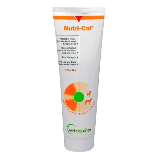[BRSWIYQ3BJ5A4HQ3] Vetoquinol Nutri-Cal 4.25 Oz - High Calorie Supplement for Cats and Dogs