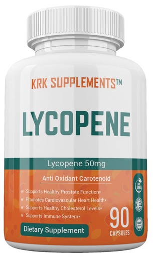 [BRSWIZIQPIPQ2FIZ] KRK SUPPLEMENTS 1 Bottle Lycopene 50mg 90 Capsules