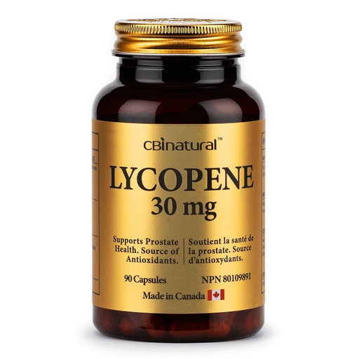 [BRSRGFAYAF5RMC35] Lycopene 30 mg, Supports Prostate & Antioxidant Health, 90 Vegan Capsules (3-Month Supply), Non-GMO, Gluten Free
