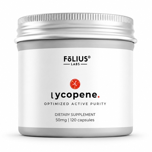 [BRSREGA2OAOWGCDV] FOLIUS LABS Lycopene Supplement for Men & Women 50mg - 120 Veg Capsules | Natural Carotenoid Antioxidant Supplement from Tomatoes | Standardized Extract for Heart, Prostate & Skin Health – Non-GMO
