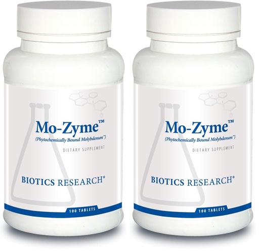 [BRSREAL3OQOR6FY7] Biotics Research Mo-Zyme Molybdenum 50 micrograms, Liver Support, Detoxification, Essential Trace Element, Healthy Metabolism, Antioxidant Support 100 Tablets (Pack of 2)