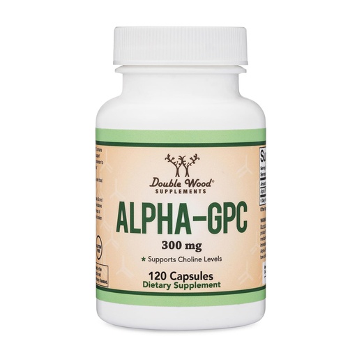 [BRSRYYYDOYOW2YLX] Alpha GPC Choline 600mg, Cognitive Memory + Focus Support, 120 Capsules | Brain, Memory + Focus Supplement, Acetylcholine Precursor, 300mg Active Choline per Capsule, Pre-Workout, Third Party Tested