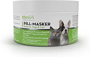 [BRSWKFARDN6RACDG] TOMLYN Pill-Masker Original Bacon-Flavored Paste for Dogs & Cats, 4oz
