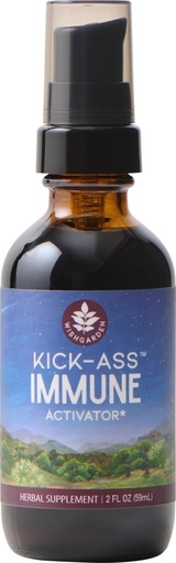 [BRSWGFL3AUFWOFAZ] WishGarden Herbs Kick-Ass Immune Activator - Herbal Immunity Support Supplement for Adults, Plant-Based Immune Booster with Echinacea & Goldenseal, Rapid Immunity Boost Formula, 2oz