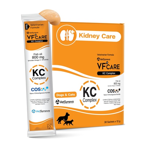 [BRSRAAQYCIMBSAL6] KC Complex Kidney Support Supplement for Cats & Dogs – Omega 3 for Dogs, Omega 3 for Cats – Fish Oil, SOD, Nano-Chitooligosaccharide – Vet Formula for Renal Health – 30 Sachets