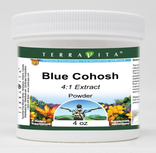 [BRSWG235OECQ2ET7] Blue Cohosh 4:1 Extract Powder (4 oz, ZIN: 522983)