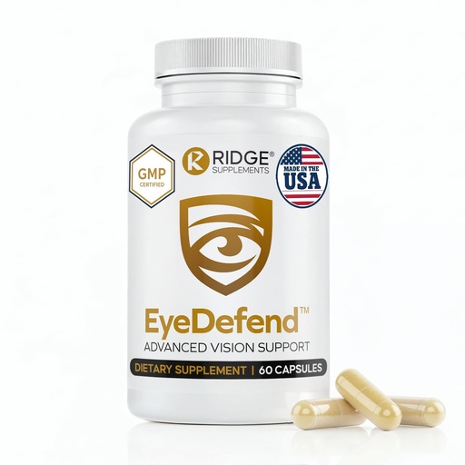 [BRSRECQKC4DRE3L7] EyeDefend Vision Support Supplement – Supports Overall Vision - Lutein, Zeaxanthin, Bilberry, Vitamin A, C, E & Antioxidants – Blue Light Defense for Eye Health & Visual Function – 60 Capsules