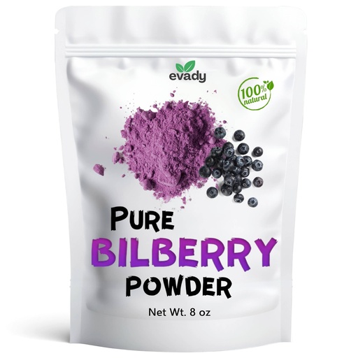 [BRSRACQYOIIQOEYZ] Bilberry Powder 8 oz, Natural Powder for Beverages, Cooking