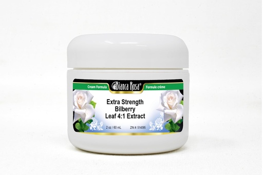 [BRSWI2QRPMCBQAYV] Extra Strength Bilberry Leaf 4:1 Extract Cream (2 oz, ZIN: 514095)