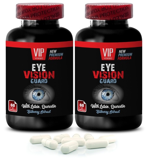 [BRSRACYCDEFGGET4] Turmeric Root - Eye Vision Guard - L-Glutathione, Lutein, Bilberry Fruit, Grape Seed, Quercetin Dihydrate, Taurine, Milk Thistle Seed, Lutein, Bilberry Fruit, Milk Thistle Seed 1 Bottle 60 Capsules
