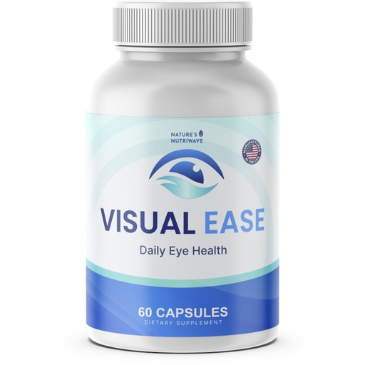 [BRSRGAIKCMAQ42TV] Visual Ease – Lutein, Zeaxanthin & Bilberry – 60 Ct, 1 Month Supply | Also includes Zinc with Lutein, Zeaxanthin, Bilberry & Vitamin A, C, E | Non-GMO, Made in USA | Daily capsule