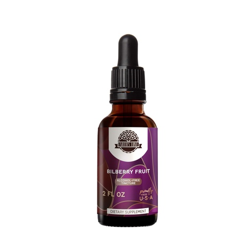 [BRSWGCDQCIFWCADD] Earth's Love - Bilberry Fruit Alcohol-Free Herbal Extract Tincture, Super-Concentrated Bilberry (Vaccinium Myrtillus) Dried Fruit (2 Fl Oz)