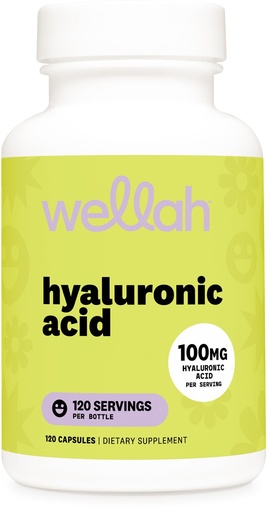 [BRSRGAD7PMJQI2QZ] Wellah Hyaluronic Acid Supplement for Women (100mg) 120 Capsules
