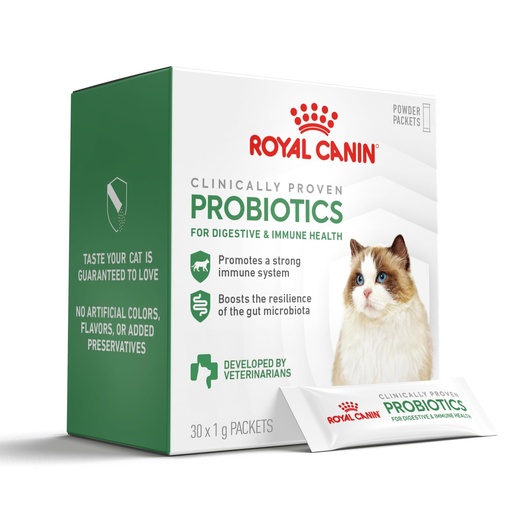 [BRSRACANPMCRQCTX] Royal Canin Probiotics for Cats Digestive and Immune Health Powder Supplement for Cats of All Ages, 30 Count