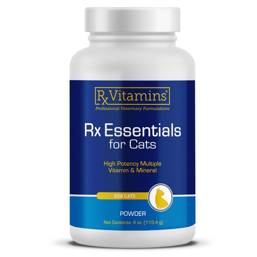 [BRSREZT2CN7GKELF] Rx Vitamins Essentials for Cats - Cat Multivitamin & Multimineral - 4oz | Complete Daily Nutrition for Overall Health - Featuring Taurine, Vitamin B12, & Milk Thistle