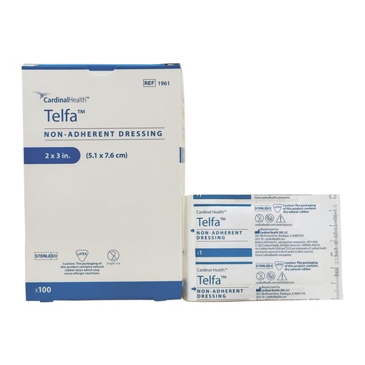 [BRSWIYQOAAMQGYDK] Telfa Non Adherent Dressing Pads - 2 Inches X 3 Inches - 100 Ea