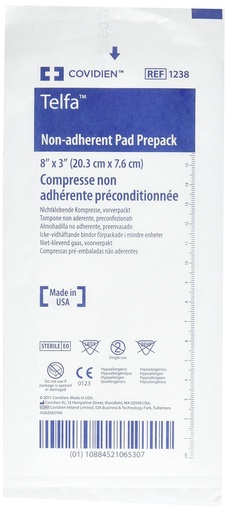 [BRSWIYQOAACAYGTM] Telfa Non Adherent Dressing Pads 3 Inches X 8 Inches - 50 Ea