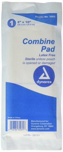 [BRSWIYQOAADBYAIV] Combine Sterile Pads Abdominal, Size: 8 Inches X 10 Inches - 24 ea