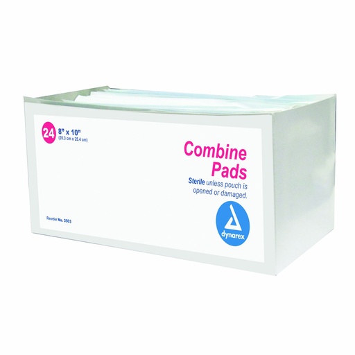 [BRSWIZYNCADRGCT2] Combine Sterile Pad, 8" x 10", 24 per Tray (DX3503) Category: Bandages and Dressings